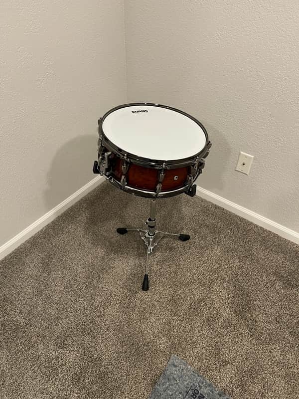 Yamaha Live Custom Oak Snare Drum 2010 - Amber Shadow Sunburst image 1