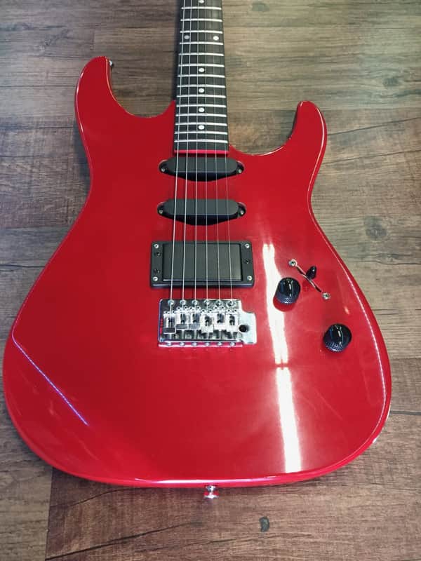 ARIA PRO II JS SERIES ELECTRIC GUITAR KOREA RED (USED) | Reverb