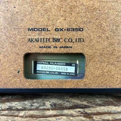 Akai GX-635D Reel to Reel Stereo Tape Recorder 1979-1980 - w/ Reel Dust Cover image 9
