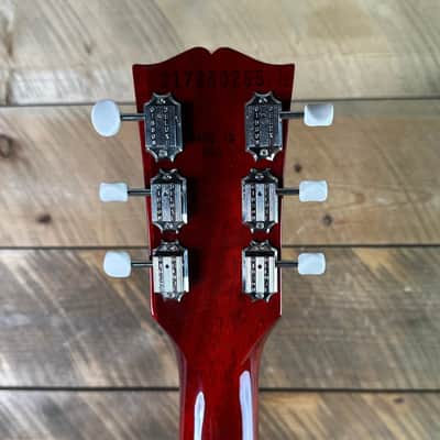 Gibson Les Paul Junior Doublecut W/Tortoise Pickguard - Vintage Cherry 217850255 image 8