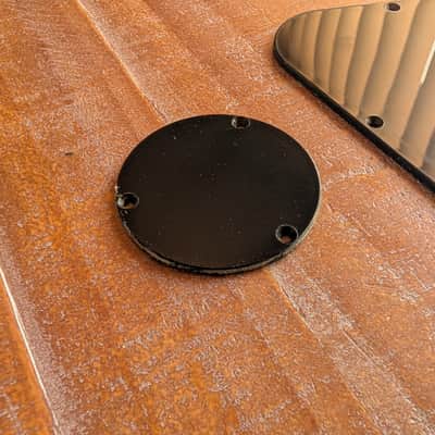 2001 Gibson Les Paul Rear Control Covers Both Covers Black ORIGINAL Part image 2
