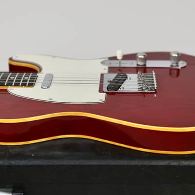 1981 Tokai TE-70WR Breezysound Telecaster MIJ See-Through Red 1-Piece Sen Body w/ OHSC image 10