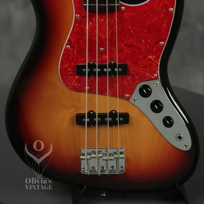 1992 Fender MIJ '62 Reissue Jazz Bass Sunburst image 1