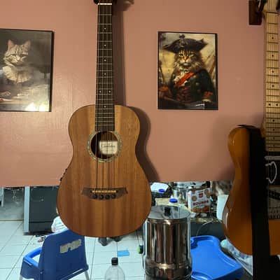 Cordoba Mini II Bass MH-E Mahogany 4-String Acoustic Bass 2019 Natural image 2