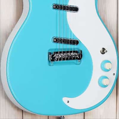 Danelectro'59M- Nos+ Double Cutaway Baby Come Back Blue New, D59M-PLUS-BCB image 5