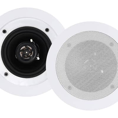 10) Rockville CC4T White 4" Commercial 70v Ceiling Speakers For Restaurant/Cafe image 2