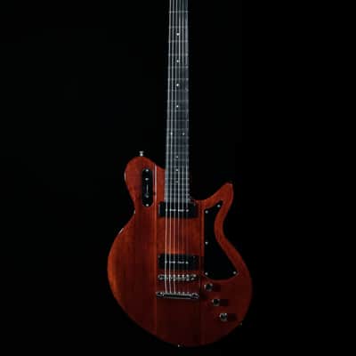 Eastman Juliet Solid Body, Vintage Red Finish, Bare Knuckle P-90s - NEW image 6