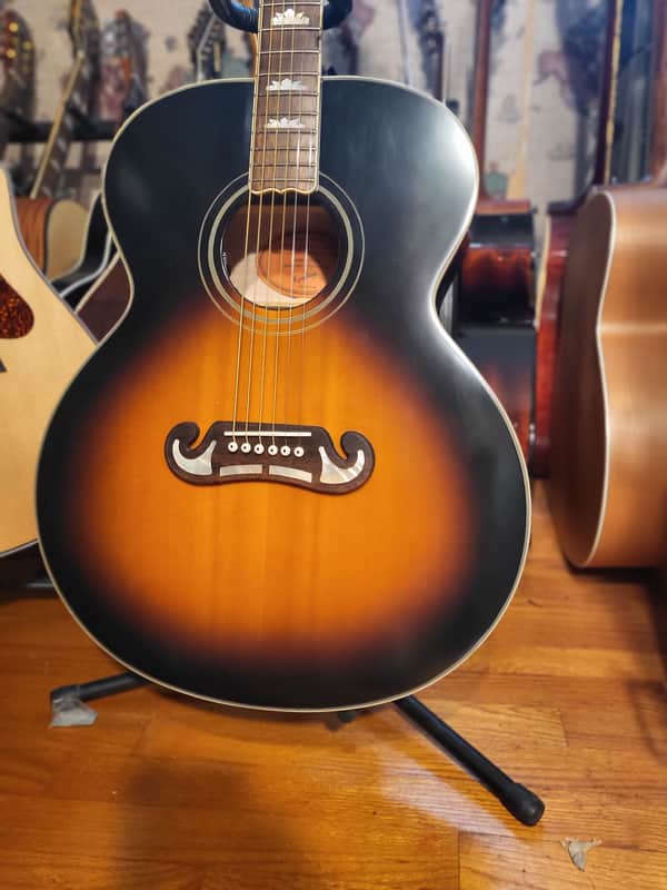 Epiphone Inspired by Gibson J-200 Acoustic Electric Guitar image 1