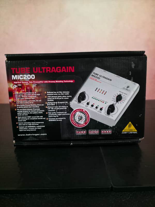 Behringer Tube Ultragain MIC200 Vacuum Tube Modeling Preamplifier 2012 - Present - Standard image 1