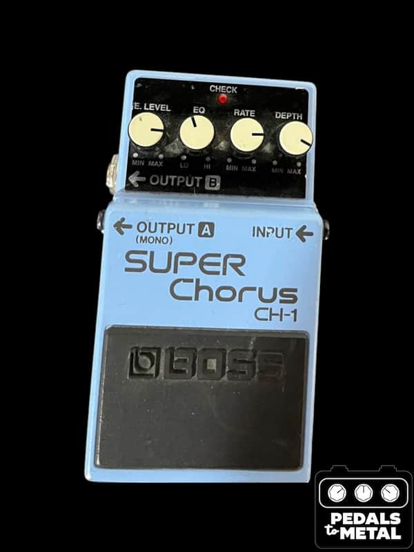 Boss CH-1 Super Chorus (Dark Gray Label) 2001 - Present - Blue - X16637 image 1