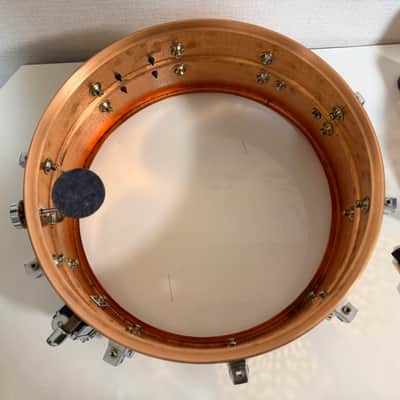 Yamaha Roy Haynes Signature 14x5.5" Hammered Copper Snare Drum image 16