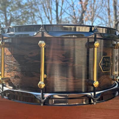 RARE Noble & Cooley Limited Edition Ziricote English Chestnut 6.5x14" Snare Drum 2020 image 5