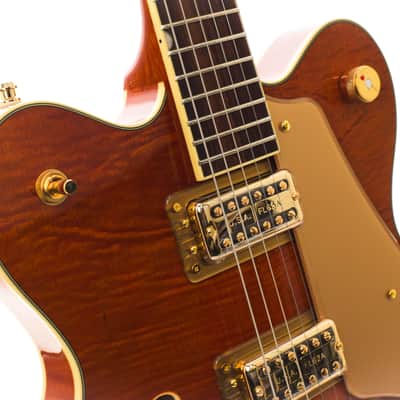 Gretsch Limited Edition Electromatic Flame Okoume Broadkaster 2025 - Present - Roundup Orange image 8
