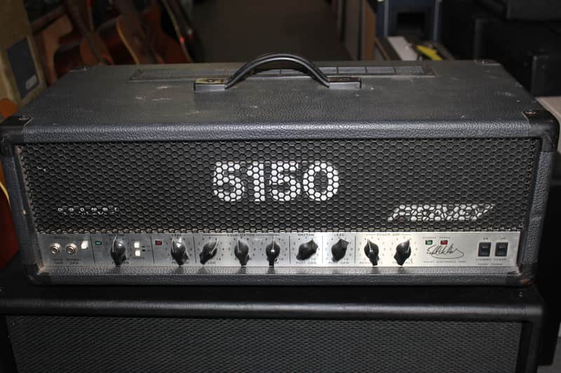 Peavey 5150 Script Logo Head - Black  (1995) image 1