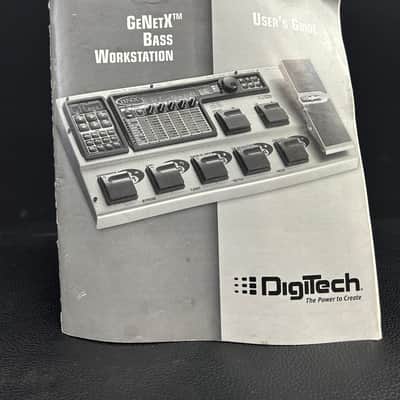 Digitech BNX3 GeNetX Bass Workstation Multi-Effects Pedal w/ 8-Track Recorder, Bag & Manual image 14