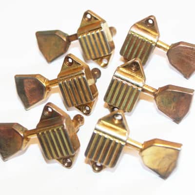 Aged Gibson Les Paul Custom Gold Kluson Waffleback Tuners Waffle Back image 5