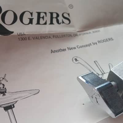Vintage Rogers SUPREME Drop Hi Hat Clutch 70s NICE Dual-Matic 48-1801 Original Booklet NO TARIFFS !! image 5