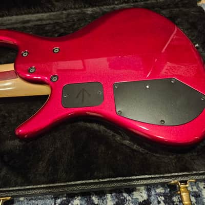 Roscoe Century Custom 3006 Jazz Bass USA Made “The Red Devil” image 6