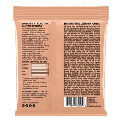 Electric Guitar Strings 9.5-46 Classic Rock N Roll Slinky Pure Nickel 100% Genuine image 2
