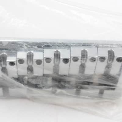 Mighty Mite 5-String High-Mass Bass Guitar Bridge - Chrome, Universal Professional Parts, New in Packaging image 5