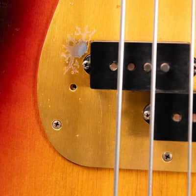 Fender Vintage 1958 Precision Bass - 3 Tone Sunburst with Original Hardshell Case - Used image 20