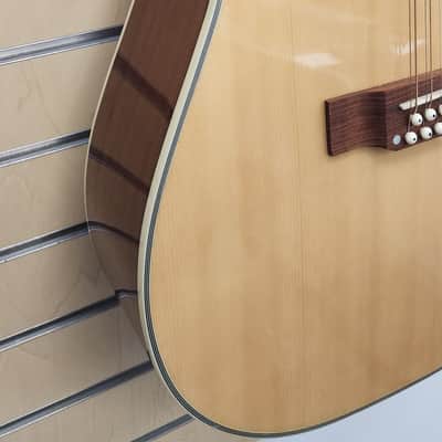 Epiphone DR-212 2000s - Natural wood finish image 4