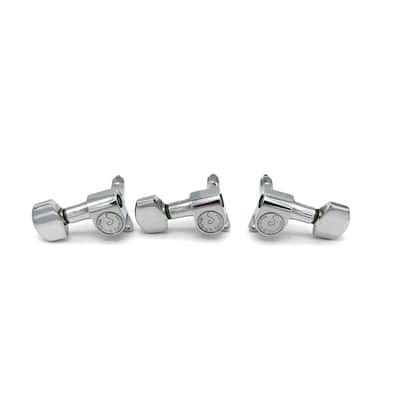 3 Schaller M6 Mini Top Locking Tuners 1970s 1980s Chrome image 1