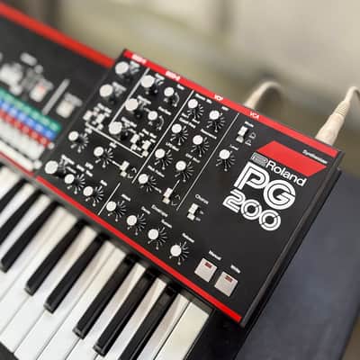 Roland JX-3P Analog synth 1980’s with PG-200 programmer original vintage Japan poly synthesizer image 3