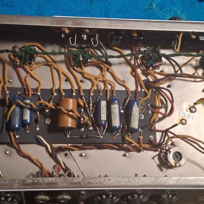 1965 Fender Bassman Rare  AA165  Circuit  - Black image 12