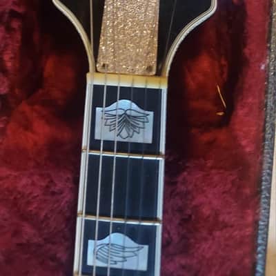 Gretsch Silver Falcon 1970s-1990s - Black w/pinstriping image 2