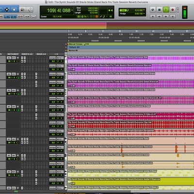 The Synth Sounds Of Stand Back By Stevie Nicks - Pro Tools Session - Reverb Exclusive image 2