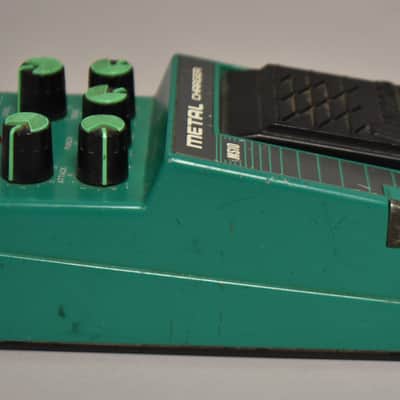 1990s Ibanez MS10 Metal Charger Overdrive Distortion Effects Pedal Green MIJ image 3