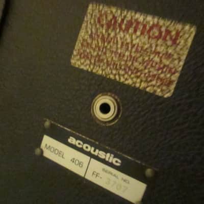 Acoustic Research 1970's 370 Matching Head & 406 Cabinet image 6