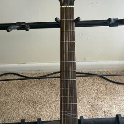 Alvarez ABT60CE8 - 8 String Baritone Acoustic Guitar - Black Gloss image 4