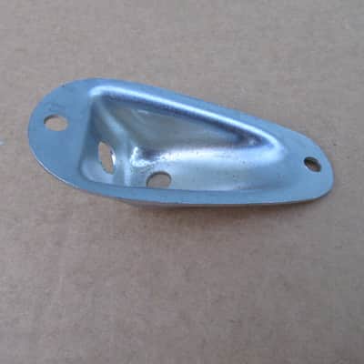 Vintage 1960s 1970s Large Guitar Input Jack Plate image 3