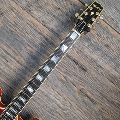 Used Heritage Custom Shop Core Collection H-555 Semi-Hollow Trans Cherry w/OHSC image 6