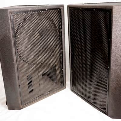 Carvin TCS 115M Touring concert system 15" monitors 2000 black *SET OF 2 image 1