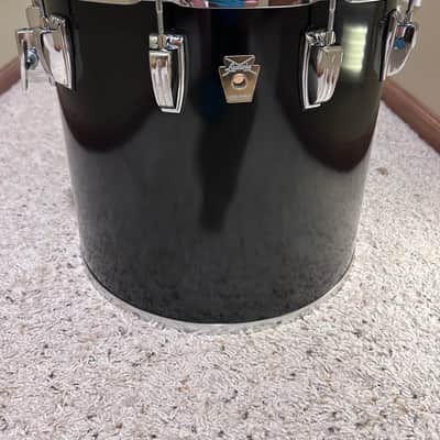 Ludwig Concert Toms 15” and 13” with Ludwig Double-Tom Stand - Black Cortex Finish image 17