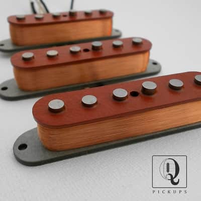 Stratocaster A3/4 Custom Strat Guitar Pickups SET HOT Vintage Hand Wound by Q pickups Fits Fender image 1