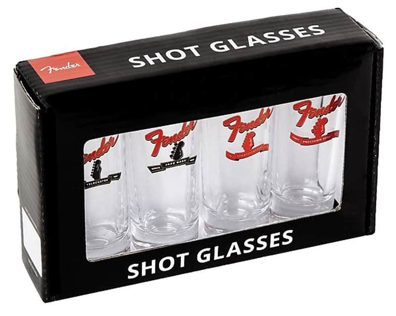Fender Banner Headstock Shot Glasses, Set of Four 2016 image 4