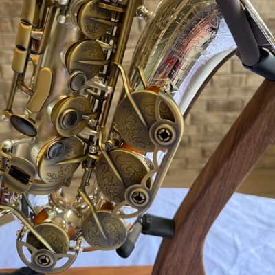 Victory Musical Instruments Growl Roar Pro Alto Sax 2024 - Brushed nickel image 6