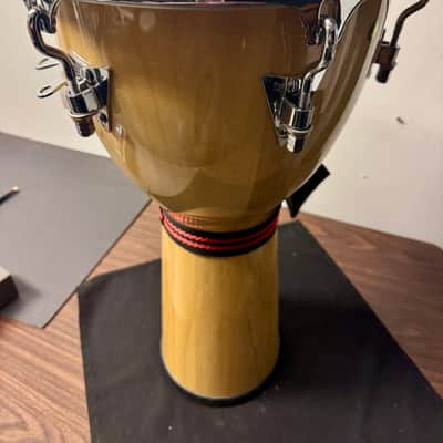 LP LP720X Galaxy 12.5” Djembe - Natural Siam Oak image 5