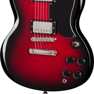 Epiphone SG Tribute Plus Electric Guitar - Cherry Burst Bild 2