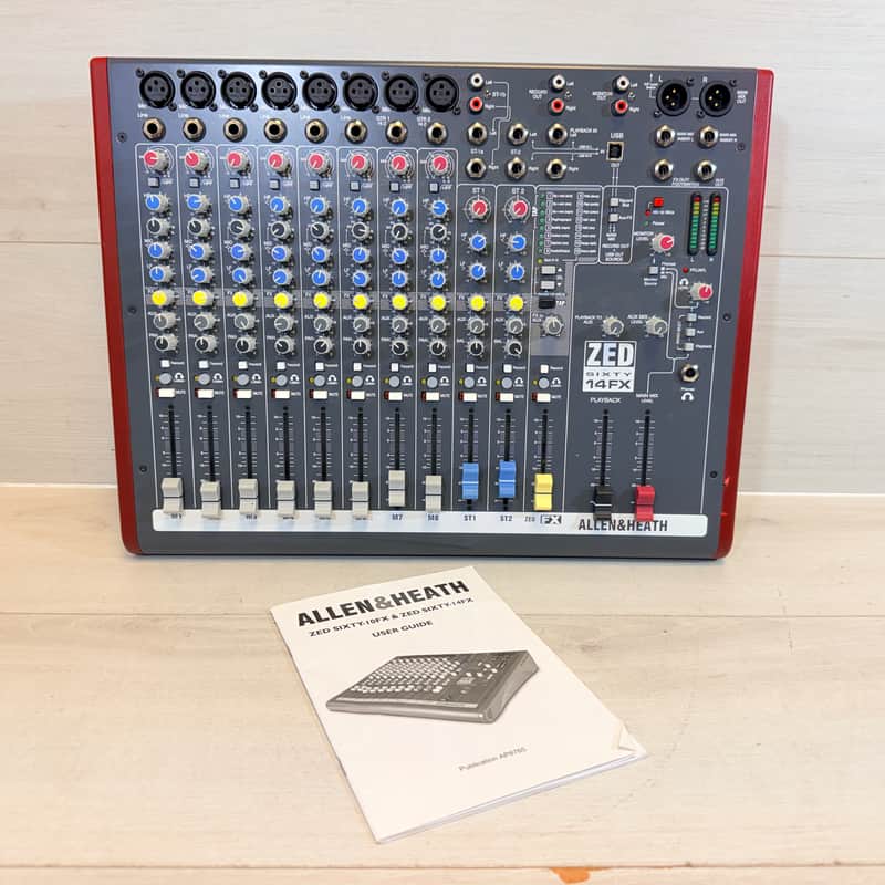 Allen & Heath ZED60-14FX 14-Channel Analog Mixer w/ FX & USB - Read Description 2010s–2020s image 1