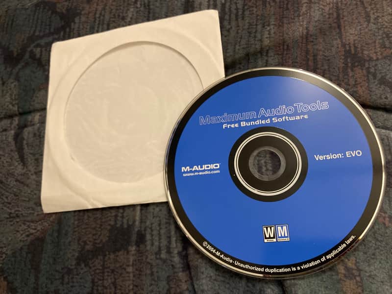 M-Audio Maximum Audio Tools CD from 2004 image 1