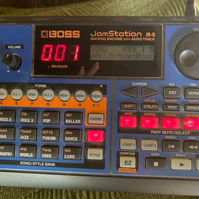 Boss JS-5 Jam Station Multi-Effect Unit 2000 - 2004 - Blue image 2