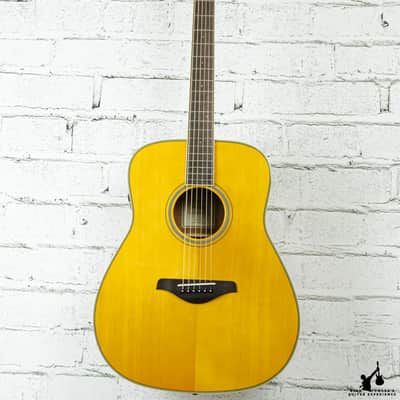 Yamaha FG-TA TransAcoustic Dreadnought Vintage Tint (#1134) image 3