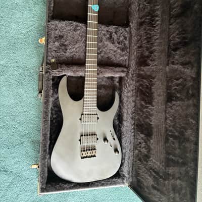 Ibanez RGRTB621 Iron Label Electric Guitar - Black Flat 2023 - Hardshell Case Included image 1