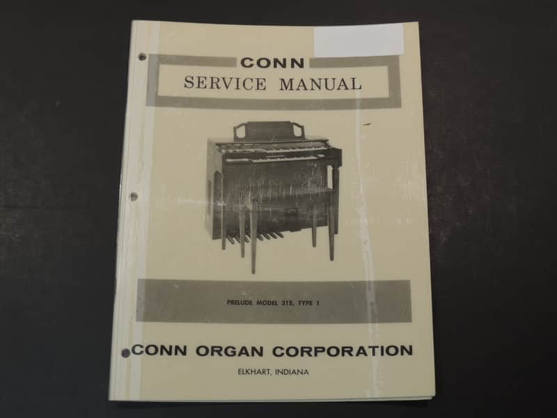 Conn Prelude Model 315 Type 1 Service Manual [Three Wave Music] image 1