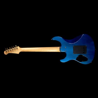 Used Yamaha Pacifica USA-2 Custom Electric Guitar Transparent Blue image 3